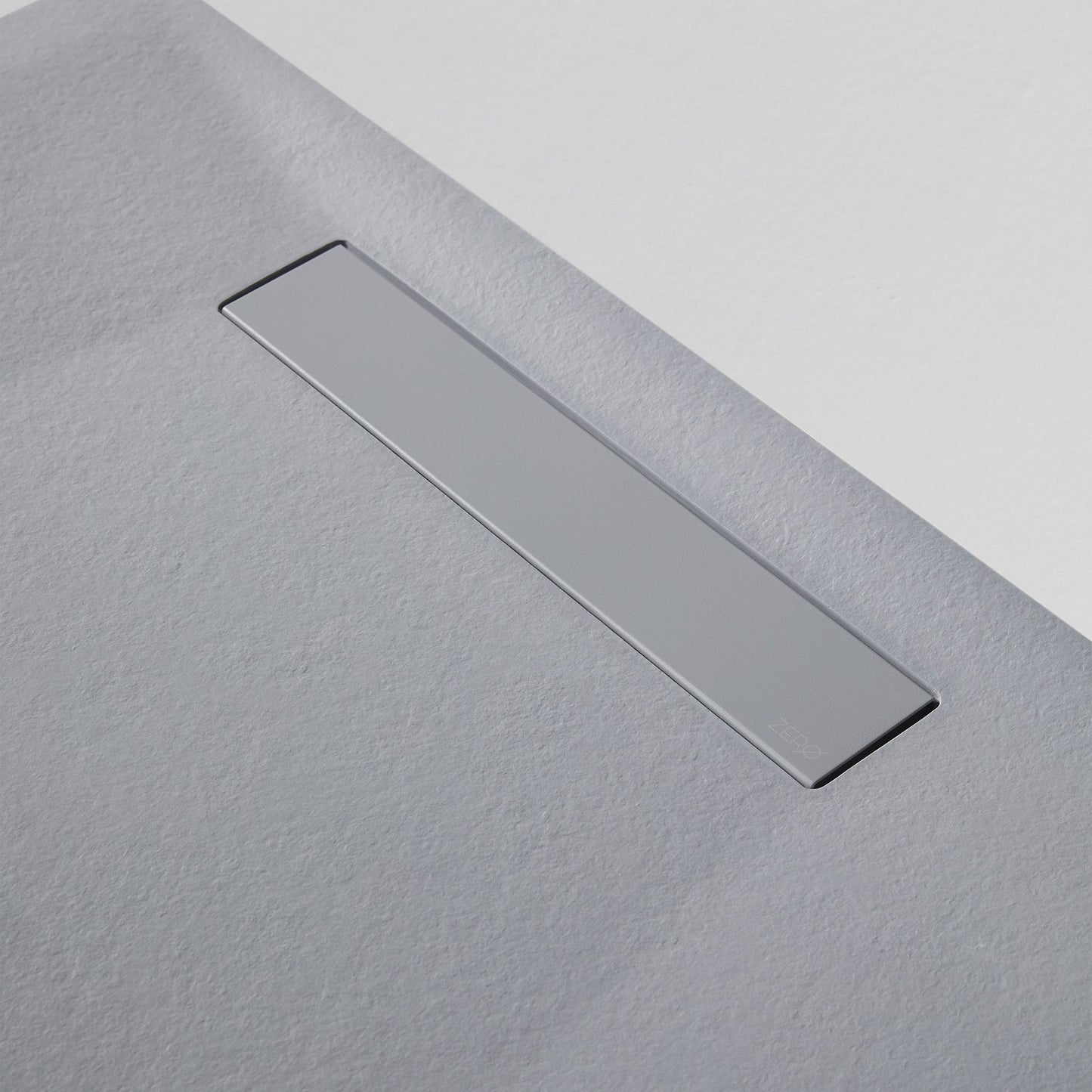 BATHME ZERO PLUS Plato de Ducha Rectangular Gel Coat Color Gris