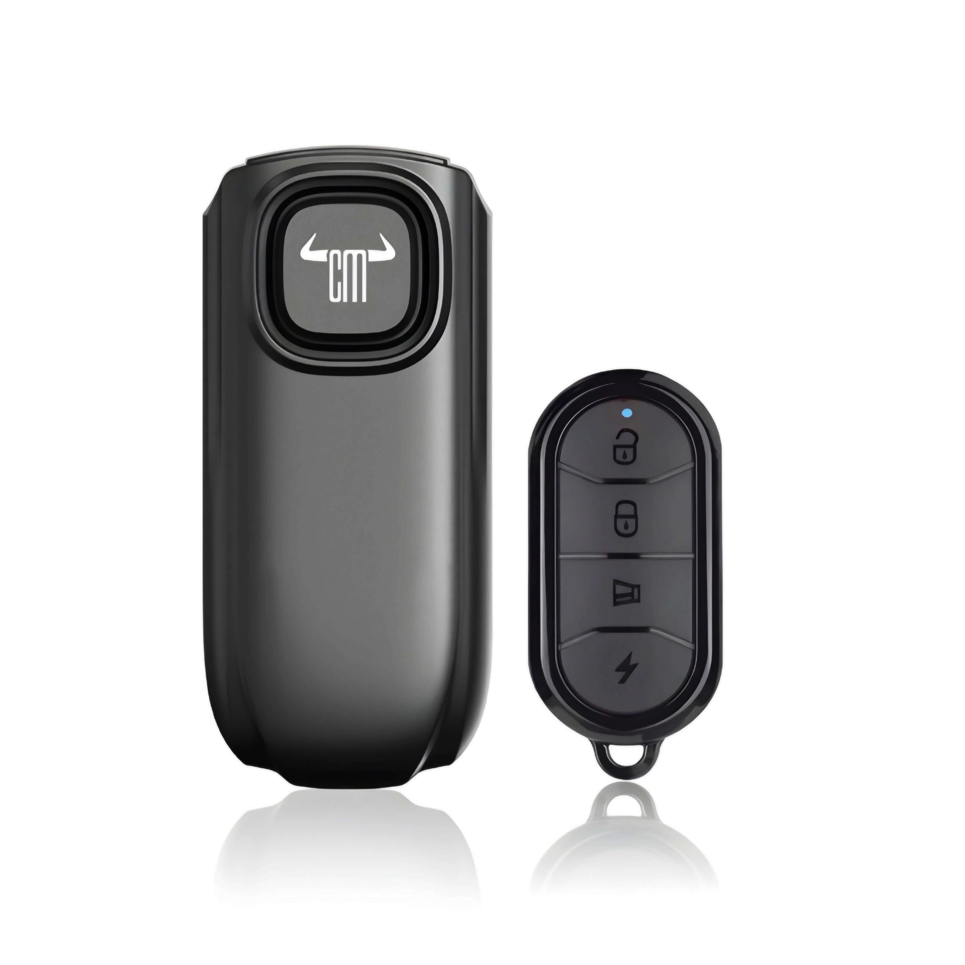 Sistema de alarma inalámbrica para motocicleta con unidad principal y control remoto de 4 botones