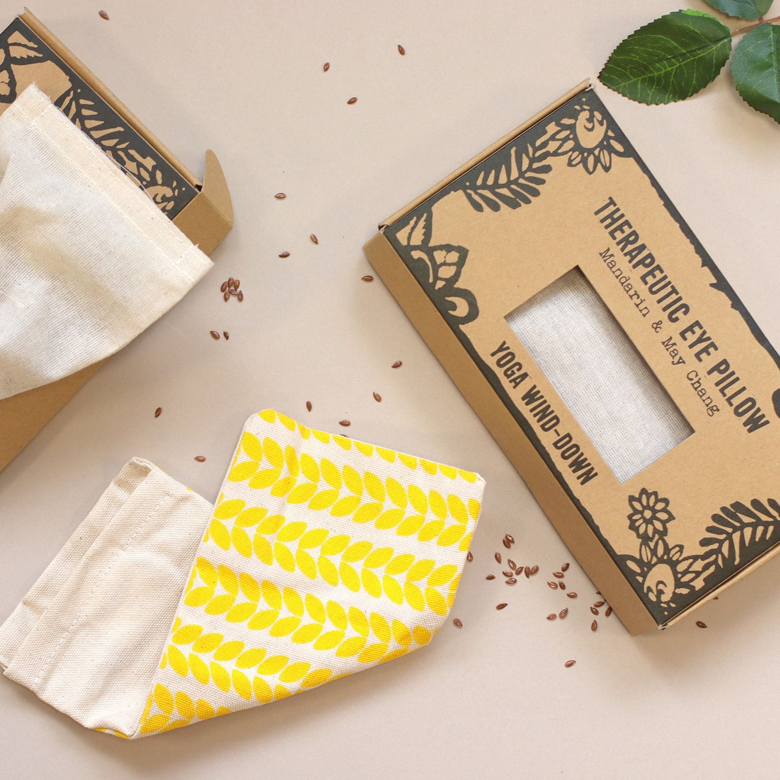 almohada artesanal con aceites esenciales