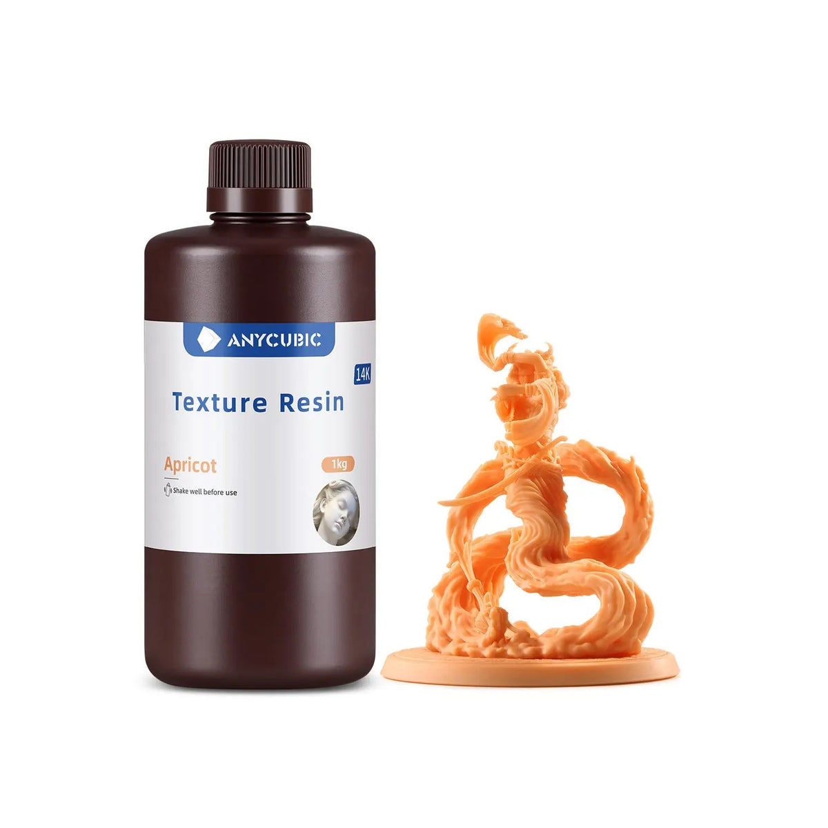 Resina texturizada 14K gris 1kg para miniaturas y figuras 3D