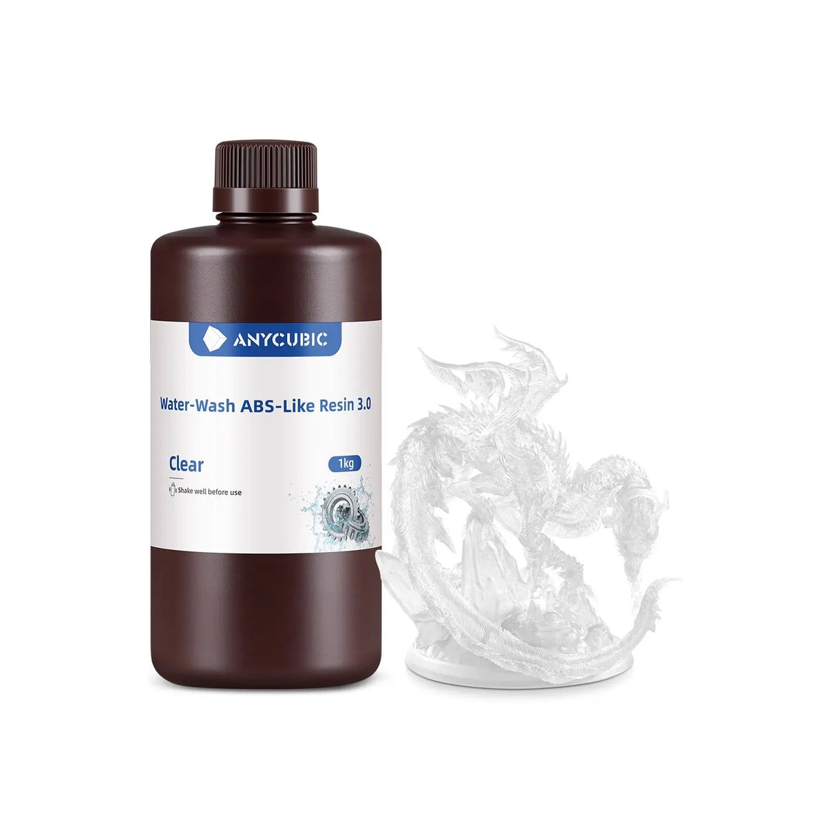 Resina ABS-like 3.0 lavable al agua 1kg para impresora 3D LCD DLP