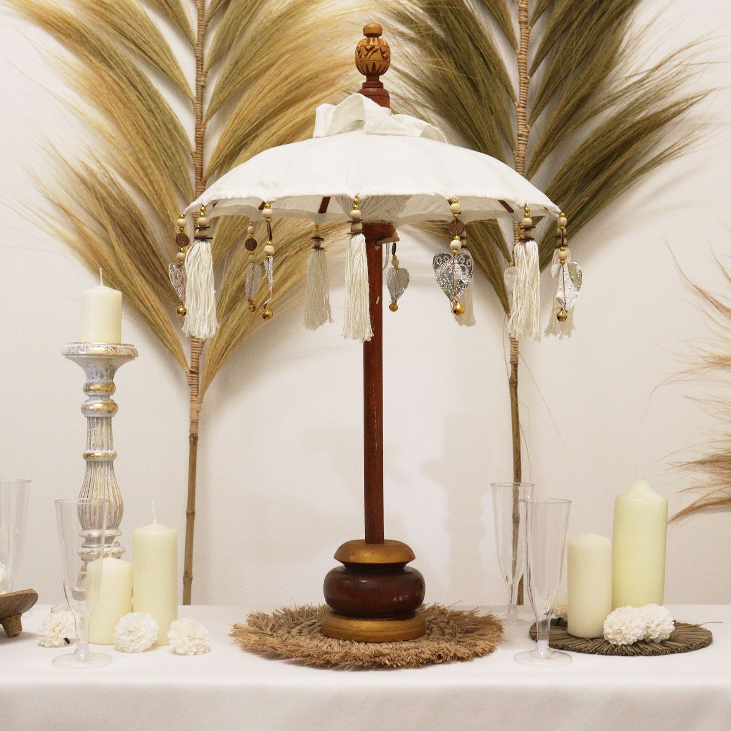 Sombrilla Bali Home Decor - Lona - Natural - 40cm