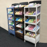 Bath Bomb 5 Shelf Display - Barniz Azul