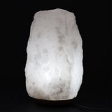 Lámpara de Sal del Himalaya de Cristal de Roca - & Base apx 8-10kg
