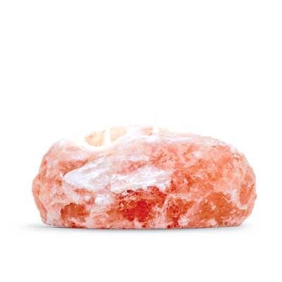 Portavelas de sal natural - 2 agujeros (2-2.5 kg)