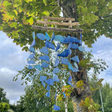 Carrillón de Vidrio Reciclado - Azul