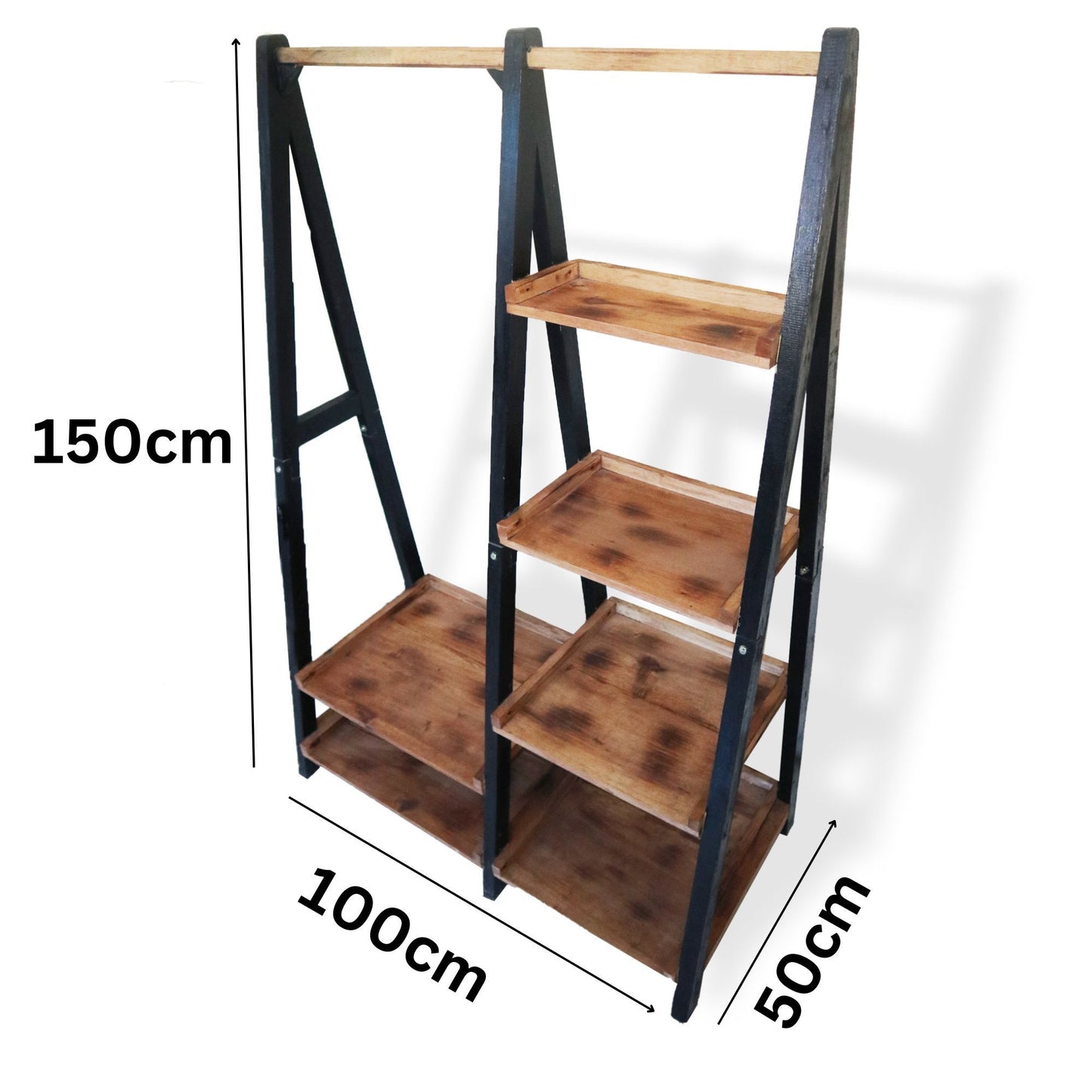 Perchero y estantes para ropa Triángulo