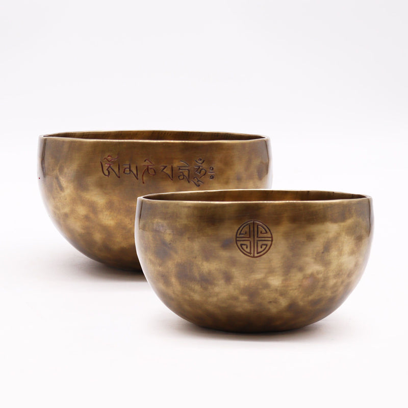 Cuenco lunar nepalí grande - (aprox. 850 g) - 17 cm