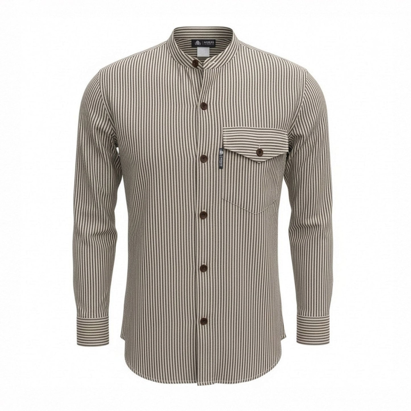 Nomad Sari Camisa de Abuelo - Gris Piedra - Grande