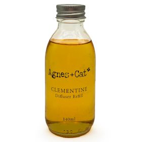 Recambio difusor varillas clementina 140ml aroma cítrico fresco