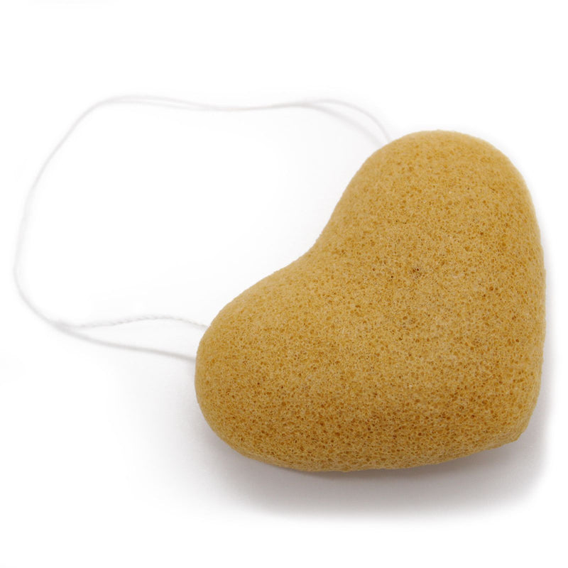 Esponja konjac corazón melocotón
