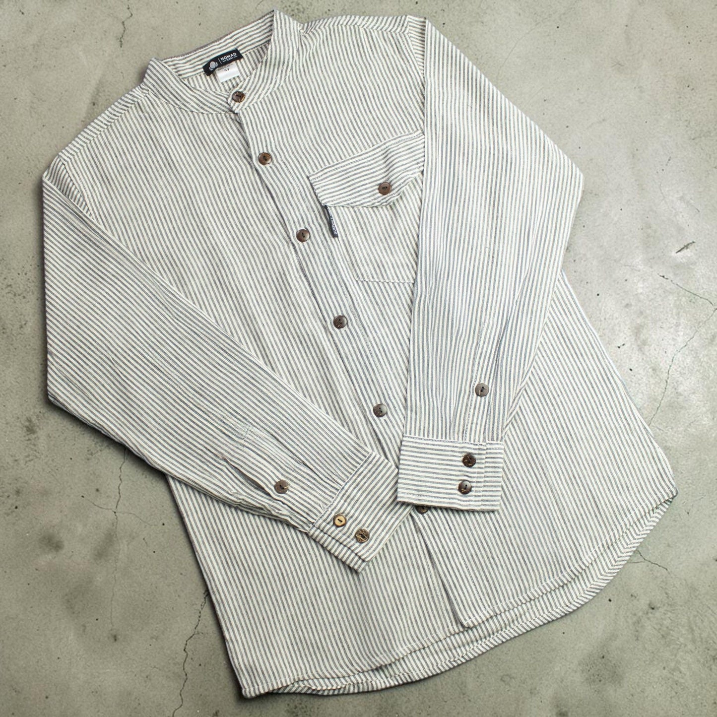 Nomad Sari Camisa de Abuelo - Gris Piedra - Grande