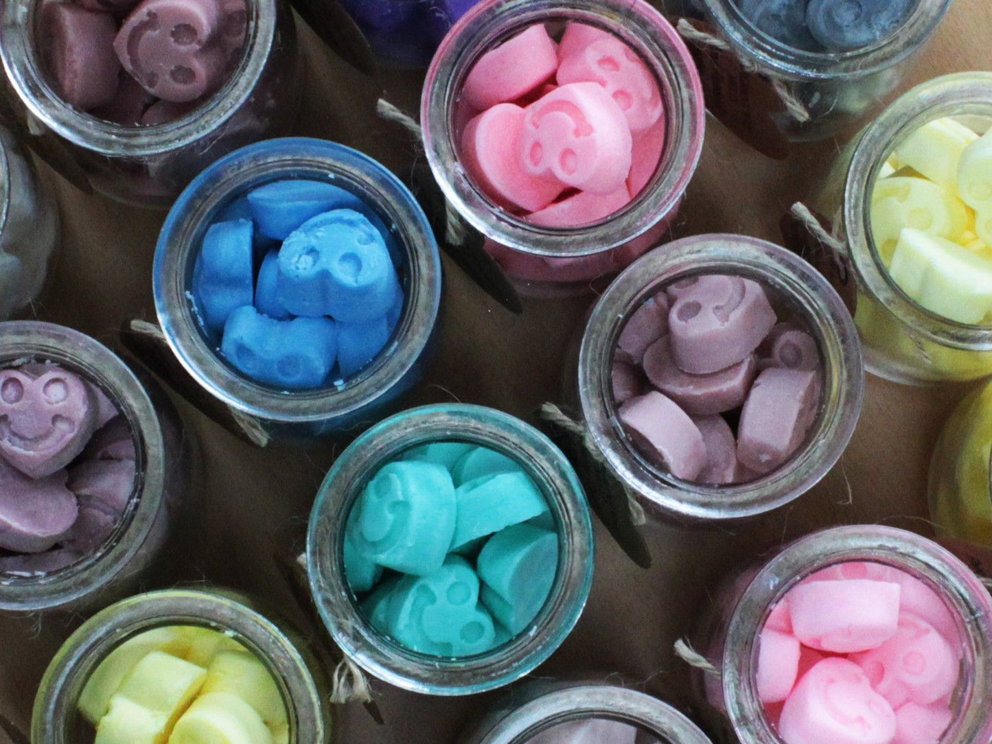 Botellas de Cera de Soja - Canela y Naranja