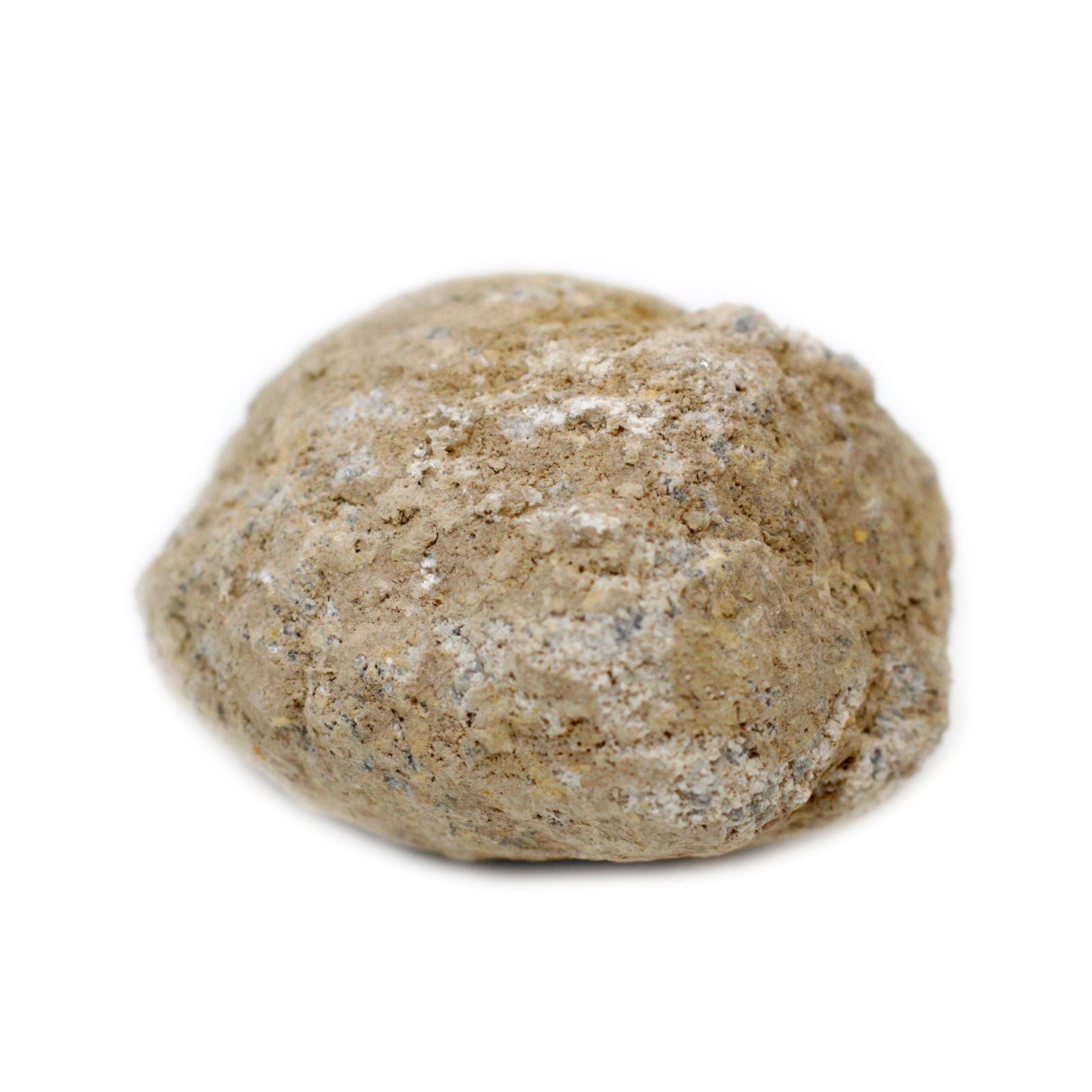 Piedra decorativa natural color beige, textura rugosa, ideal para jardinería y paisajismo.