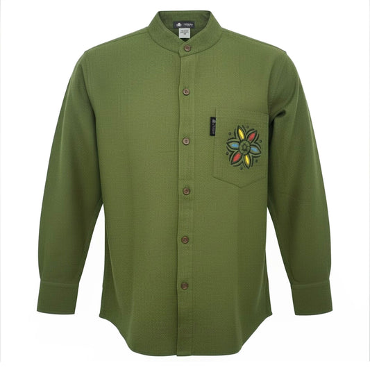 Camisa Nomad Sari Kathmandu - Verde Bosque - XL