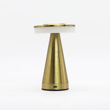 Lámpara táctil - Tallo alto de cobre - USB (C) - Recargable (400 vatios)