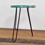 Mesa de madera Albasia - Turquesa