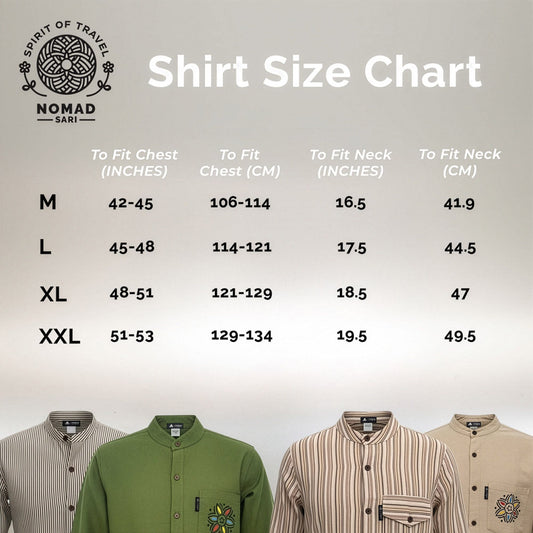 Nomad Sari Kathmandu camisa - índigo - grande