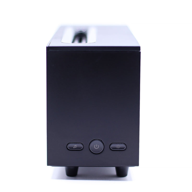 Difusor de aroma con efecto de llama y sonido de aves - USB negro - Cambio de color