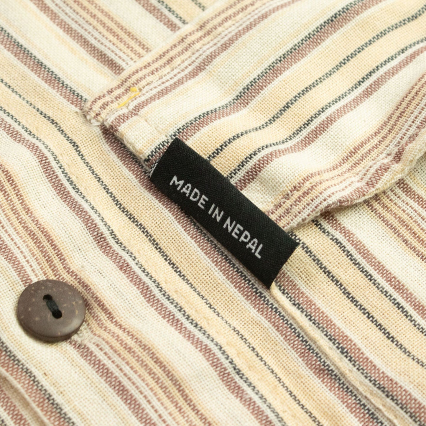 Nomad Sari Camisa de abuelo - Marrón beige - Mediano