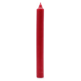 Juego de Velas de Mesa de Color Sólido - Pack de 21 - Rojo Rústico