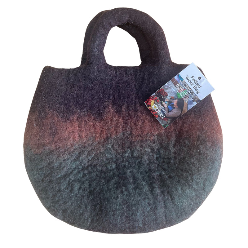 Bolsa de fieltro para jardín de hadas - 35 x 27 cm