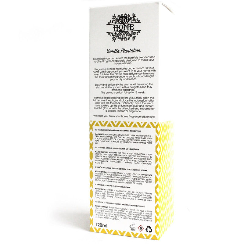 Difusor aromático 120ml - vainilla