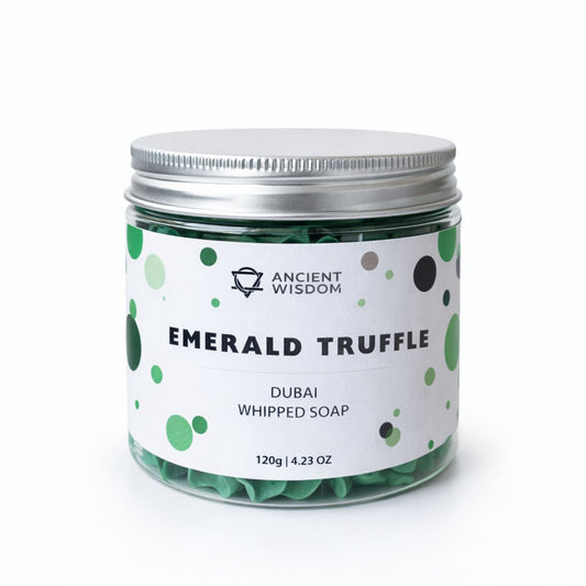 Jabón Cremoso de Dubái - Trufa Esmeralda 120 g