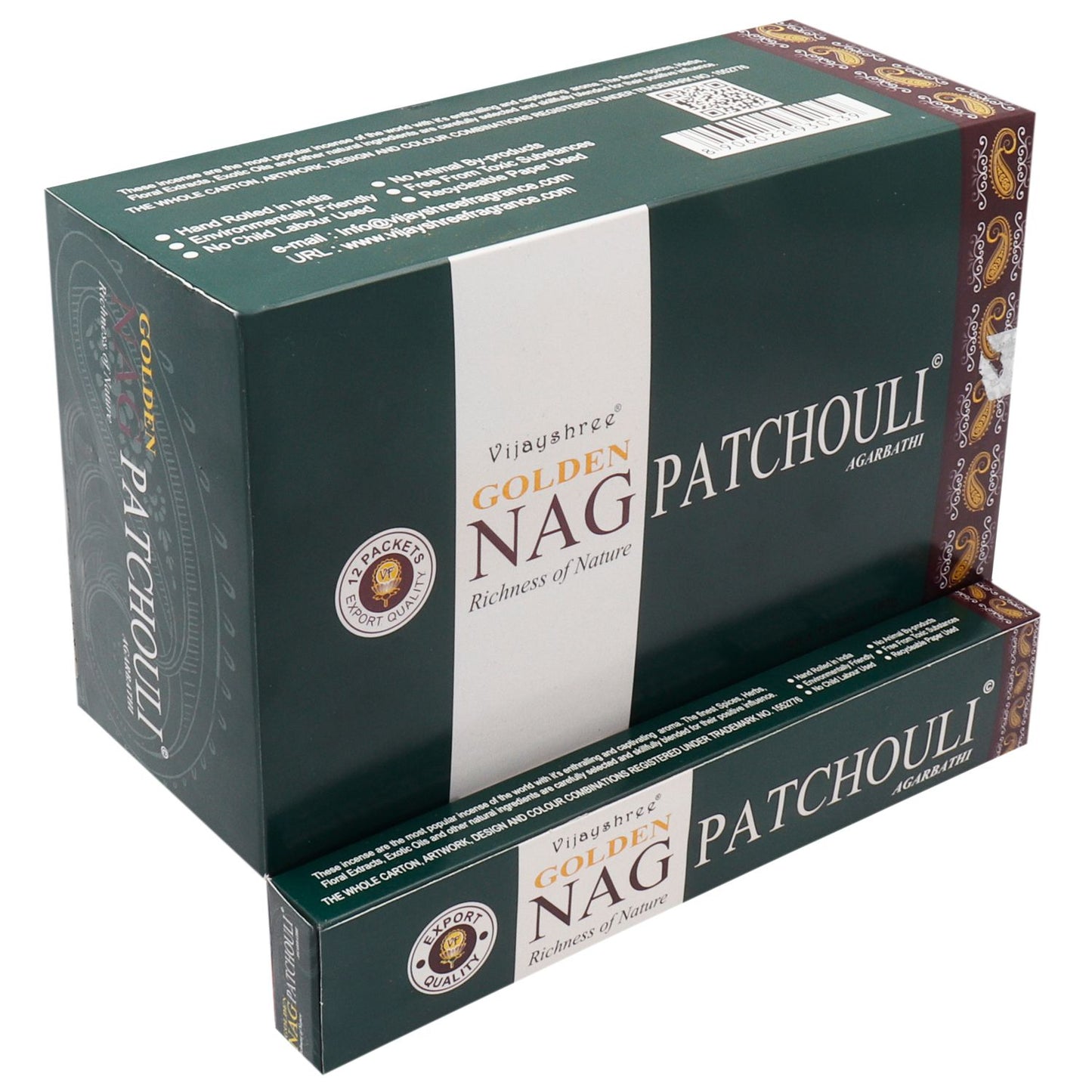 15g Incienso Dorado Nag - Patchouli
