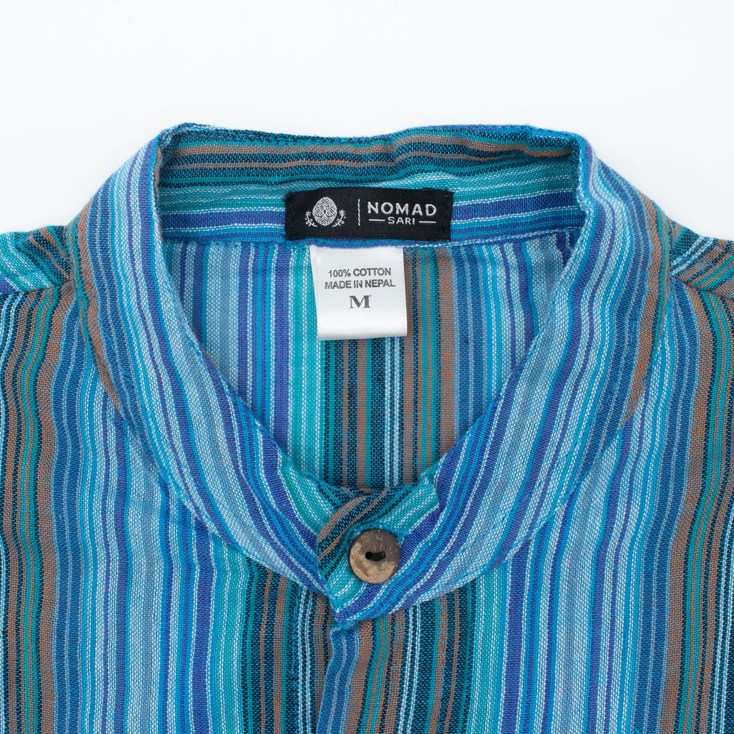 Nomad Sari Camisa de abuelo - Turquesa - Grande