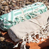 Manta Pario - 100x180 cm - Verde Picnic