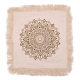 Cojín Lotus Mandala - 45x45cm - bronce