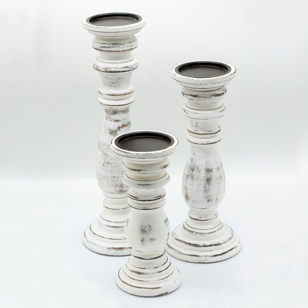 Candelabro clásico - Blanco - 373x10cm - Grande