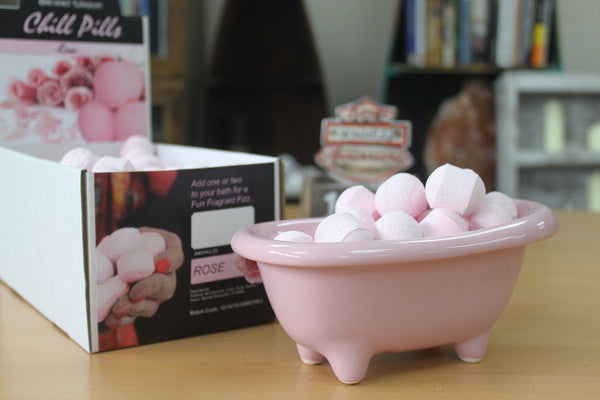 Mini Baños Cerámica - Rosa