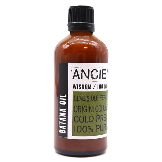 Aceite de batana puro, 100 ml, botella ámbar, prensado en frío, origen Colombia. Ideal para el cuidado del cabello.
