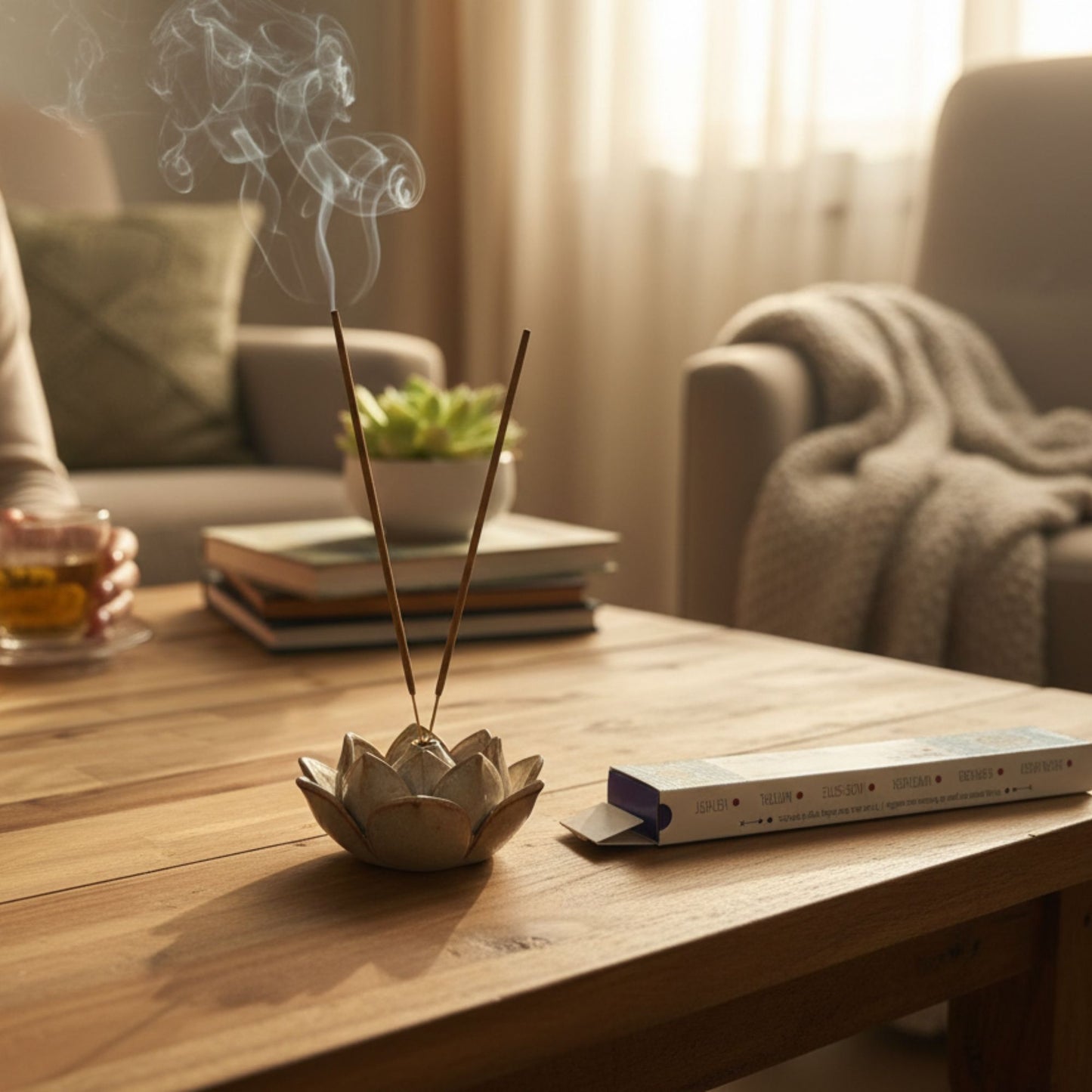 Incienso Natural Almizcle Blanco - Varillas Aromáticas 15g