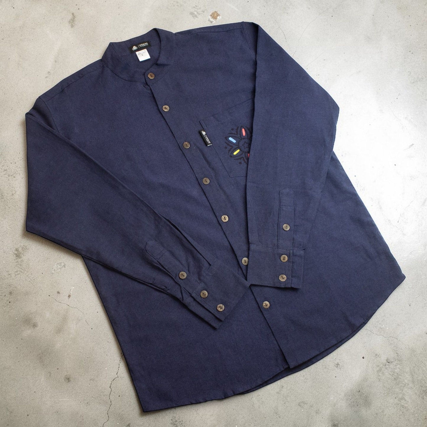 Nomad Sari Kathmandu Camisa - Índigo - XXL