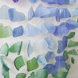 Carillón de vidrio reciclado - Azul y verde