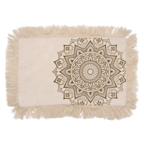 Cojín Lotus Mandala - 30x50cm - bronce