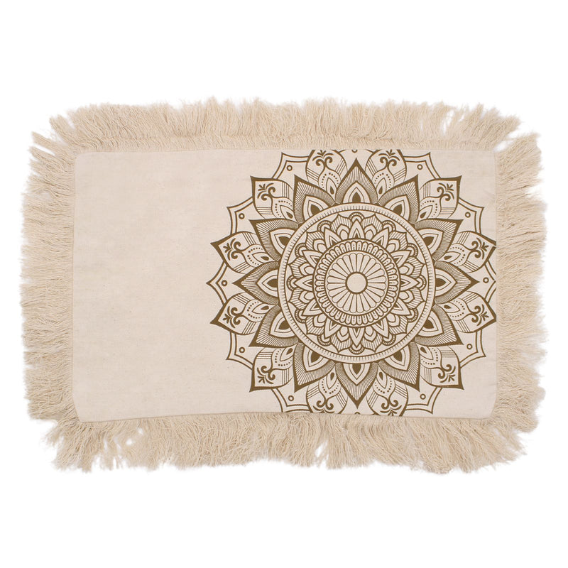 Cojín Lotus Mandala - 30x50cm - bronce