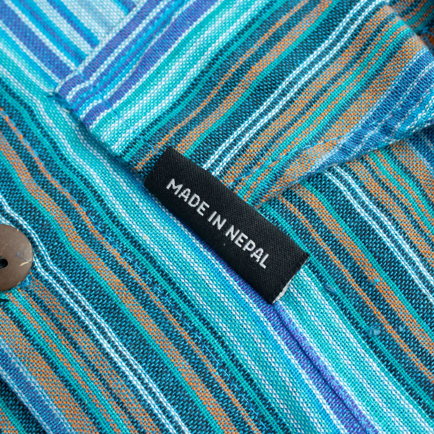 Nomad Sari Camisa de abuelo - Turquesa - Grande