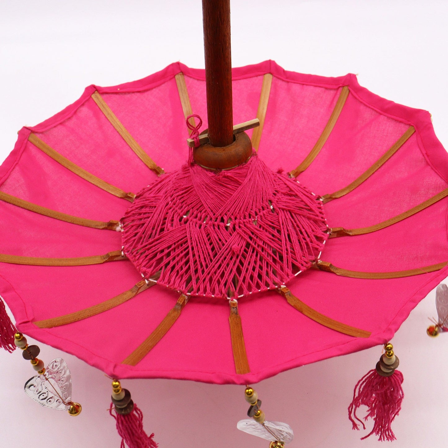 Sombrilla Bali Home Decor - Algodón - Rosa - 40cm