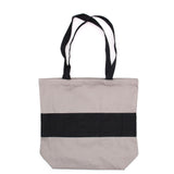 Bolsas de Algodón de Dos Tonos - 38x42x12cm - Gris y Negro - 280g