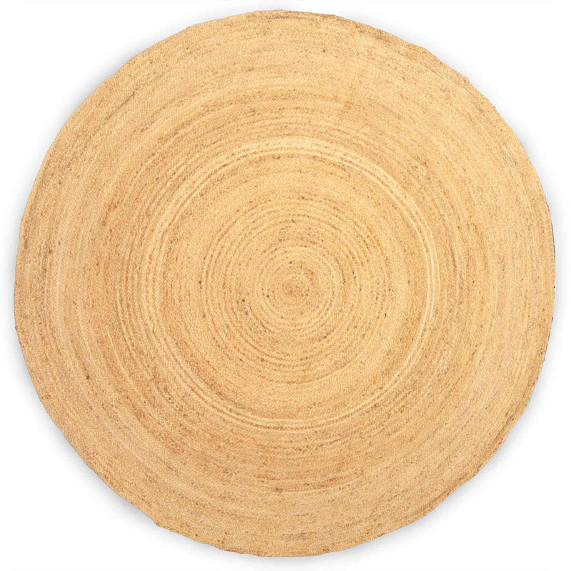 Alfombra redonda extragrande de yute 200 cm