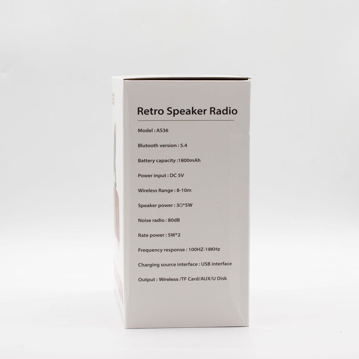 Altavoz de gramófono doble mini retro - Bluetooth - 5,4 vatios x 2