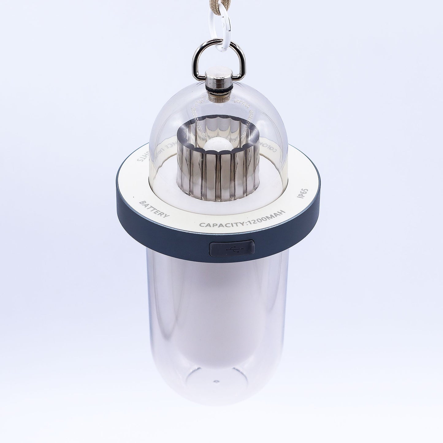 Lámpara con efecto de llama exterior - USB blanco - C recargable - Multicolor