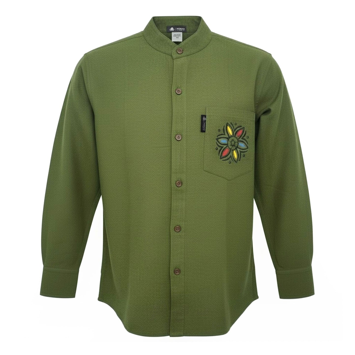 Nomad Sari Kathmandu Camisa - Verde Bosque - Grande