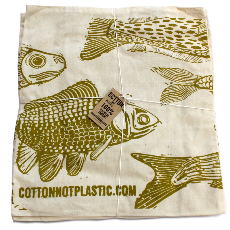 Bolsa de algodón reversible Lrg 2x4oz 38x42cm - (2 diseños)