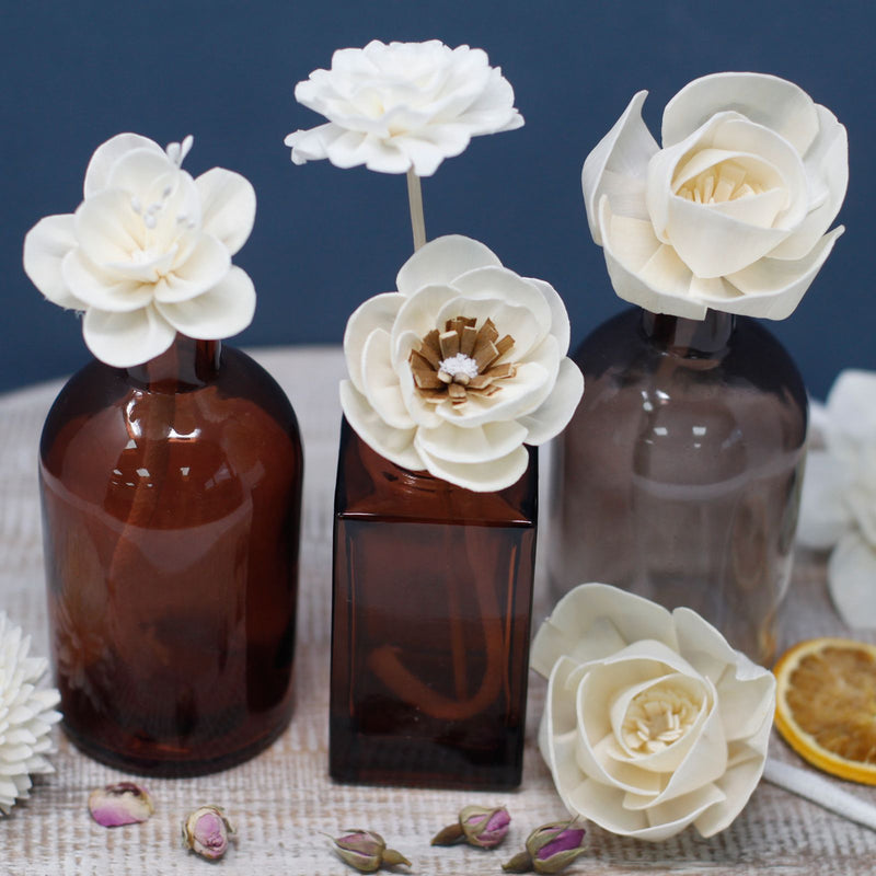 Difusor de Flores Naturales - Rosa Grande en Cuerda