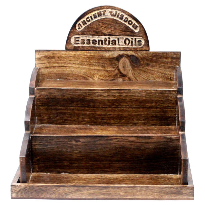 Expositor Madera aceite esencial / fragancia